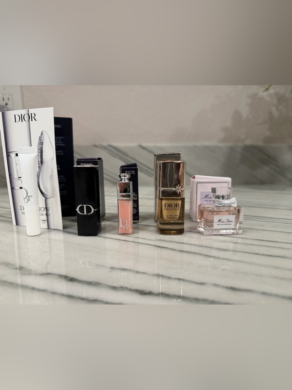 DIOR travel 5 piece set